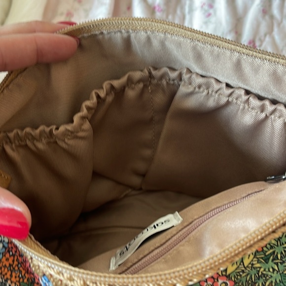 Sakroots Cosmetic Bag Bali Wana Animal Rain Forest Jungle Green Essentials Large - Picture 3 of 10